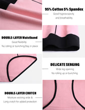 Load image into Gallery viewer, POKARLA Women's Cotton Stretch Underwear Ladies Mid-high Waisted Briefs Panties 5-Pack