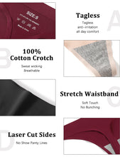 Load image into Gallery viewer, POKARLA Seamless Thongs for Women No Show Underwear Pack of 10