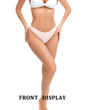 Load image into Gallery viewer, POKARLA Seamless Thongs for Women No Show Underwear Pack of 10
