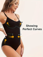 Load image into Gallery viewer, 3-piece seamless shapewear bodysuit with tummy-tucking, hip-lifting and butt-slimming features
